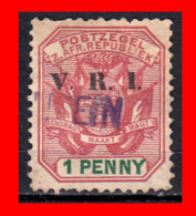 SUID AFRICA SELLO AÑO 1900 1 PENNY SUDÁFRICA TRANSVAAL - Oficiales