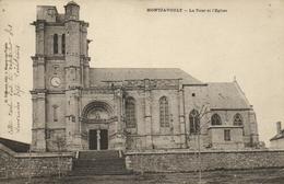 1 Cpa Montjavoult - La Tour Et L'église - Montjavoult