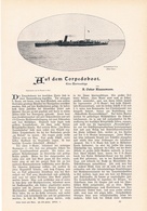 A102 198 Torpedoboot Kiel 1 Artikel Mit 4 Bildern Von 1902 !! - Police & Military