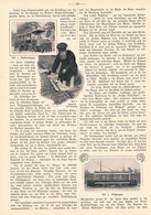 A102 208 Berliner Elektrische Straßenbahn 1 Artikel Mit 6 Bildern Von 1906 !! - Autres & Non Classés