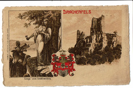 CPA - Carte Postale -Allemagne -  Drachenfels - Sage Vom Drachenfels -S5087 - Drachenfels
