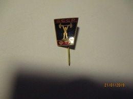 USSR RUSSIA NATIONAL WEIGHTLIFTING FEDERATION PIN BADGE , 0 - Gewichtheben