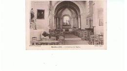 94.. MAROLLES EN BRIE  1935 L INTERIEUR DE  L EGLISE  TBE - Marolles En Brie