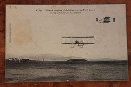 NICE (06) - GRAND MEETING D'AVIATION 1910 - CHAMP D'AVIATION DE LA CALIFORNIE - Transport (air) - Airport