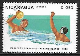 NICARAGUA     -    WATER - POLO   -   Oblitéré - Wasserball