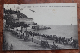 NICE (06) - LES PONCHETTES - GARROS SURVOLANT LA BAIE DES ANGES - AVIATION - Aeronáutica - Aeropuerto