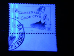France 2004 - Variété 2 Bandes Phosphorescentes à Gauche - N° Y&T 3644 Oblitéré. - Used Stamps