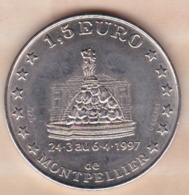 Hérault. 1,5 Euro De Montpellier 1997 Centenaire De Sup De Co - Euro Van De Steden