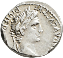 Augustus (27 V.Chr. - 14 N.Chr.): Augustus 27 V.Chr.-14 N.Chr.: AR Denar, 3,74 G, Sehr Schön. - The Julio-Claudians (27 BC Tot 69 AD)