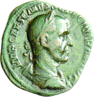 Traianus Decius (249 - 251): Traianus Decius 249-251: Sesterz, Rom, 15,54 G, RIC 117(b), Sehr Schön. - The Military Crisis (235 AD To 284 AD)