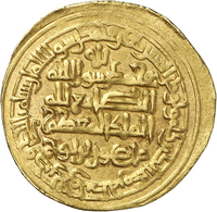 Ghaznawiden: Mahmud (Abu-Quasim Ibn Sebuktekin) AH 388-421 / AD 998-1030, Dinar AH 389- Nishabur, 4, - Islamic