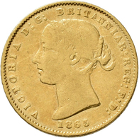 Australien: Victoria 1837-1901: ½ Sovereign 1965 (Sydney Mint), Gold, 3,89 G, Seltener Jahrgang, Fri - Sonstige & Ohne Zuordnung