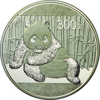 China - Volksrepublik: 300 Yuan 2015, Silber Panda, 1 Kg 999/1000 Silber. Inklusive Zertifikat, Etui - China