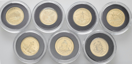 Elfenbeinküste - Anlagegold: Die 7 Weltwunder: Set 7 X 1500 Francs CFA 2006 Aus Der Serie Die Kleins - Ivoorkust