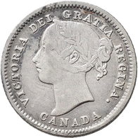 Kanada: Victoria 1837-1901: 10 Cents 1884. Seltenste Jahrgang Dieses Types. KM# 3. Auflage Nur 150.0 - Canada