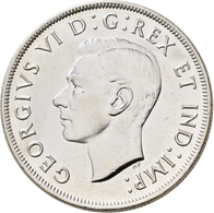 Kanada: George VI. 1936-1953: 1 Dollar 1945, Kanu / Voyager, KM# 37, Seltener Jahrgang, Auflage Nur - Canada