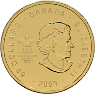 Kanada - Anlagegold: Elizabeth II. 1952-,: 50 Dollars 2009, Vancouver - Thunderbird. KM# 1037. 31,11 - Canada