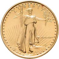 Vereinigte Staaten Von Amerika - Anlagegold: 5 Dollars 1986, Gold 916/1000, 1/10 Unze Gold Fein, Fri - Other & Unclassified