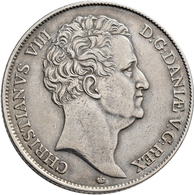 Dänemark: Christian VIII. 1839-1848: Speciedaler 1847 (Species Taler), KM# 741, 28,9 G. Sehr Schön. - Denmark