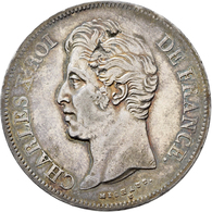 Frankreich: Charles X. 1824-1830: 5 Francs 1828, BB - Strasbourg, Davenport 88, Gadoury 644 F, KM#72 - Sonstige & Ohne Zuordnung
