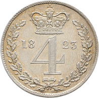 Großbritannien: Georg IV. 1820-1830: Maundy Set 1,2,3,4 Pence 1823, Vorzüglich, Vorzüglich-Stempelgl - Other & Unclassified