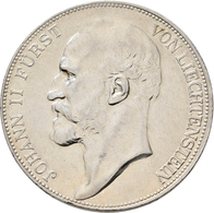 Liechtenstein: Johann II. 1858-1929: 5 Franken 1924, HMZ 2-1379a, Auflage: 15.000 Exemplare, Kl. Kra - Liechtenstein