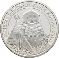 Litauen: 50 Litu 1998, König Algirdas. KM# 110. In Kapsel, Ohne Etui/Zertifikat, Polierte Platte. - Lituanie
