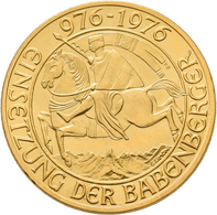 Österreich - Anlagegold: 2. Republik Ab 1945: 1000 Schilling 1976, Babenberger, KM# 2933, Friedberg - Oesterreich