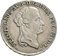 Polen: Königreich, Stanislaus August 1764-1795: 2 Zlote / 8 Groszy (Doppelgulden / 8 Silbergroschen) - Polen