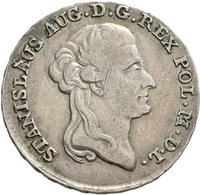 Polen: Königreich, Stanislaus August 1764-1795: 2 Zlote / 8 Groszy (Doppelgulden / 8 Silbergroschen) - Poland