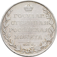 Russland: Alexander I. 1801-1825: Rubel 1810, St. Petersburg, Davenport 280, 20,54 G, Sehr Schön. - Rusland