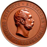 Russland: Alexander III. 1881-1894: Bronzemedaille 1894 V.Grilliches, Auf Die Einweihung Des Denkmal - Russia