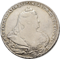 Russland: Anna 1730-1740: Rubel 1738, Davenport 1674, 25,18 G, Schön-sehr Schön. - Russie