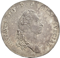 Schweden: Gustav III. 1771-1792: Riksdaler 1790, Stockholm, 29,29 G, Davenport 1736, Ahlström 52, Se - Zweden