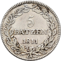 Schweiz: Nidwalden: 5 Batzen 1811, HMZ 2-727a, 4,45 G, Auflage: 3.600 Exemplare, Sehr Schön. - Autres & Non Classés
