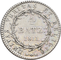 Schweiz: Uri: 4 Batzen 1811, HMZ 2- 992a, 3,49 G, Auflage: 3.510 Exemplare, Sehr Schön. - Sonstige & Ohne Zuordnung