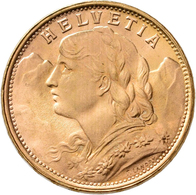 Schweiz - Anlagegold: 20 Franken 1949 B (Vreneli), KM# 35.2, Friedberg 499. 6,45 G, 900/1000 Gold. S - Andere & Zonder Classificatie