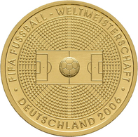 Deutschland - Anlagegold: 100 Euro 2005 Fußball WM 2006 In Deutschland (F - Stuttgart), In Originalk - Germany