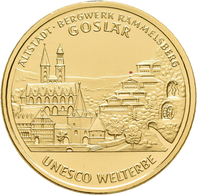 Deutschland - Anlagegold: 100 Euro 2008 Altstadt Goslar (A - Berlin), In Originalkapsel Und Etui, Mi - Duitsland
