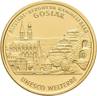 Deutschland - Anlagegold: 100 Euro 2008 Altstadt Goslar (A - Berlin), In Originalkapsel Und Etui, Mi - Allemagne