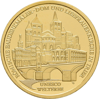 Deutschland - Anlagegold: 2 X 100 Euro 2009 Trier (A,G), In Originalkapsel Und Etui, Mit Zertifikat, - Duitsland