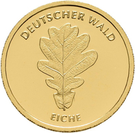 Deutschland - Anlagegold: 5 X 20 Euro 2010 Eiche (A,D,F,G,J) Serie Deutscher Wald. In Original Kapse - Allemagne