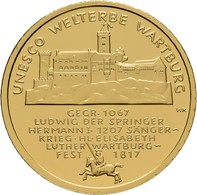 Deutschland - Anlagegold: 100 Euro 2010 Würzburger Residenz (G - Karlsruhe), In Originalkapsel Und E - Allemagne