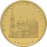 Deutschland - Anlagegold: 100 Euro 2012 Dom Zu Aachen (D - München), In Originalkapsel Und Etui, Mit - Deutschland