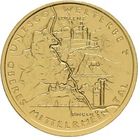 Deutschland - Anlagegold: 100 Euro 2015 Oberes Mittelrheintal D - München. In Originalkapsel Und Etu - Allemagne