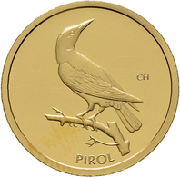 Deutschland - Anlagegold: 20 Euro 2017 Serie Heimische Vögel: Pirol (G). In Original Kapsel, Mit Zer - Deutschland