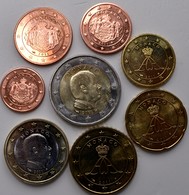 Monaco: Albert II. 2005-,: Loser Satz 8 Münzen Von 1 Cent Bis 2 Euro 2011. Münzen Teils Angelaufen, - Monaco