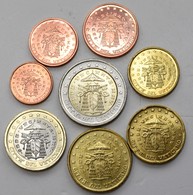 Vatikan: Sede Vacante 2005: Loser Satz 8 Münzen Von 1 Cent Bis 2 Euro 2005. Münzen Teils Angelaufen, - Vatican