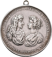 Altdeutschland Und RDR Bis 1800: Bayern-Herzogtum, Maximilian II. Emanuel, 1679-1726: Silbermedaille - Andere & Zonder Classificatie