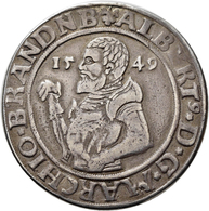 Altdeutschland Und RDR Bis 1800: Brandenburg In Franken, Albrecht Alcibiades Allein, 1541-1554: 1/2 - Andere & Zonder Classificatie